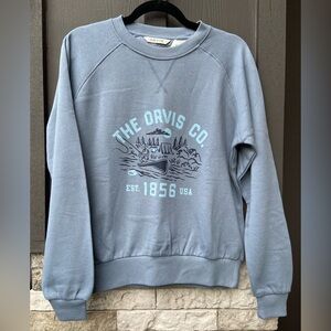 NEW Women’s Crewneck Sweatshirt in Slate Blue Small